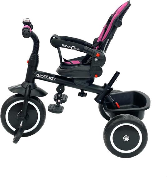 Triciclo Evolutivo Moov-1 4-in-1 per Bambini dai 18 mesi, Rosa - 5