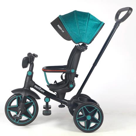 Triciclo Evolutivo 4-in-1 Moov-LX per Bambini dai 18 mesi, Telaio Nero, Rivestimenti Verde - 2