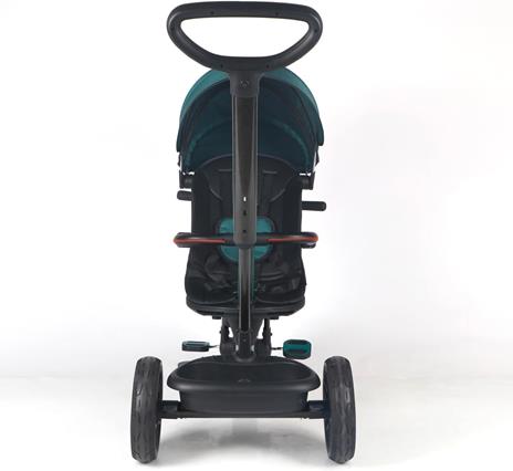 Triciclo Evolutivo 4-in-1 Moov-LX per Bambini dai 18 mesi, Telaio Nero, Rivestimenti Verde - 6