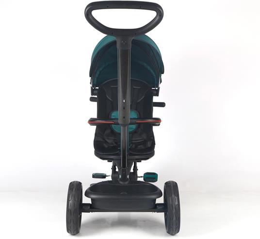 Triciclo Evolutivo 4-in-1 Moov-LX per Bambini dai 18 mesi, Telaio Nero, Rivestimenti Verde - 6