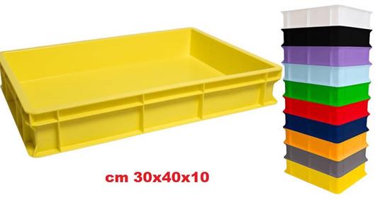 Bac De Fermentation Genus Dei 30x40x10 Cm - Pour Pizza & Pain | Hermétique, Empilable | Qualité Pro Italienne