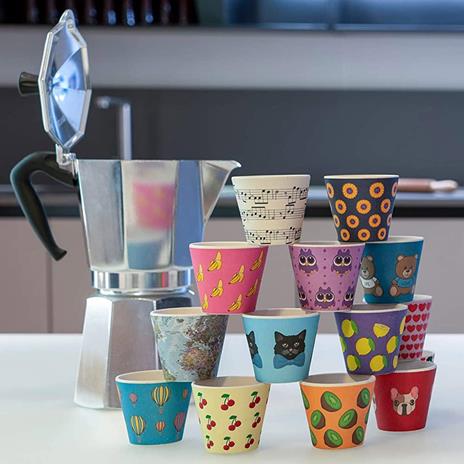 Tazza da caffè 90 ml Snoopy 4 (Red) in RPET - 2