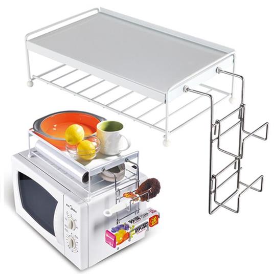 Mensola Organizer Per Forno Microonde Ripiano Superiore Vassoio E Porta  Utensili - ND - Idee regalo