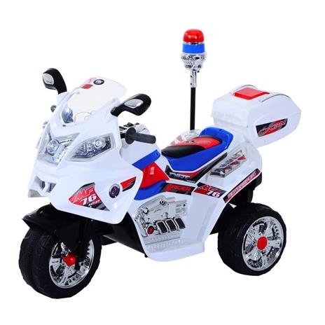 Homcom Triciclo Moto Elettrica per Bambini con Musica e Luci