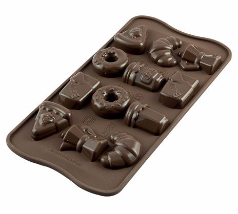 Stampo In Silicone Nr.8 Forme Good Morning Silikomart - 8