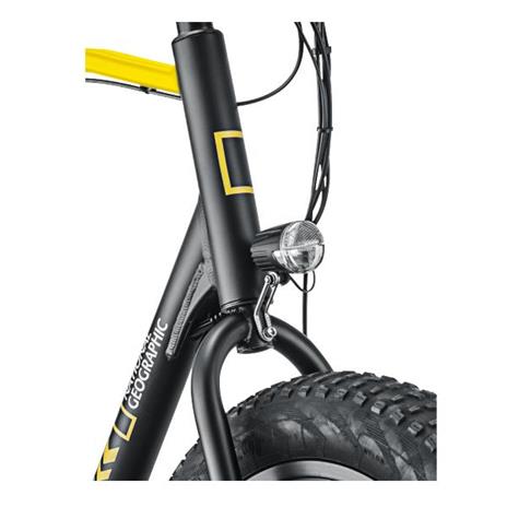 Nilox J3 National Geographic Bicicletta Elettrica Bike Alluminio 23 kg Nero Giallo - 2