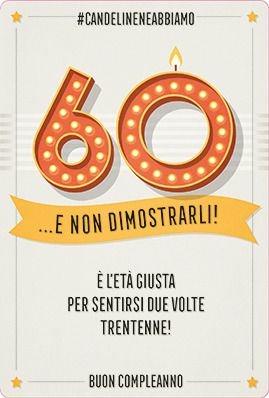 Biglietto d'auguri Legami Forever Young Greeting Cards. Compleanno 60 anni.  E non sentirli - Legami - Cartoleria e scuola