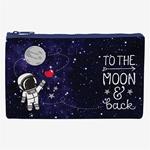 Portamonete Legami con zip Luna. To the Moon - 21,5x13,5cm