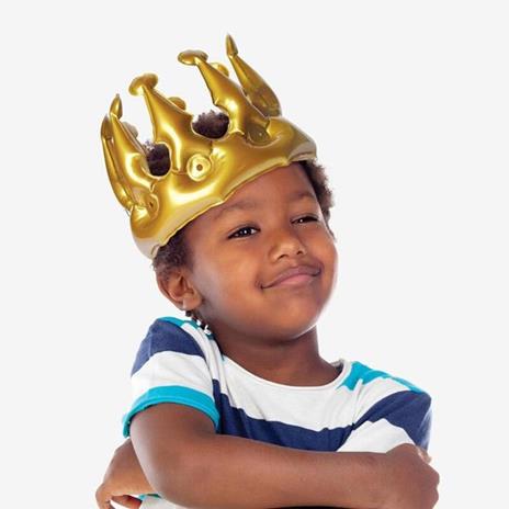 Corona Gonfiabile Da Principe Per Bambini Legami Accessori Idee Regalo - 2