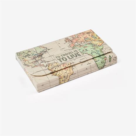 Porta carte di credito carta geografica Legami, Nice To Meet Card Holder Travel - 2