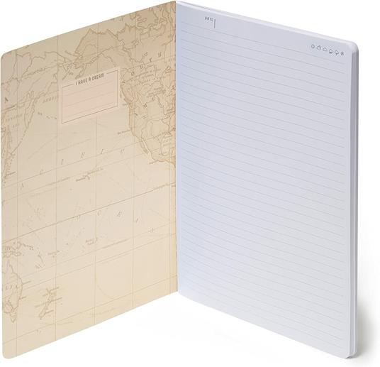 Notebook - Quaderno - Large Lined - Travel - 2