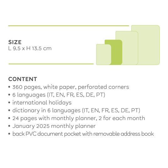 Agenda 2023-2024 Legami, 12 mesi, giornaliera, small, foto - FLOWERS - 8