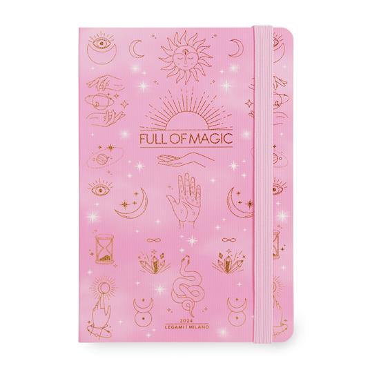 Agenda 2023-2024 Legami, 12 mesi, settimanale, medium, con notebook, foto MAGIC