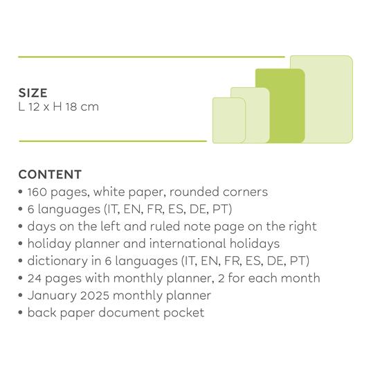 Agenda 2023-2024 Legami, 12 mesi, settimanale, medium, con notebook, foto MAGIC - 9