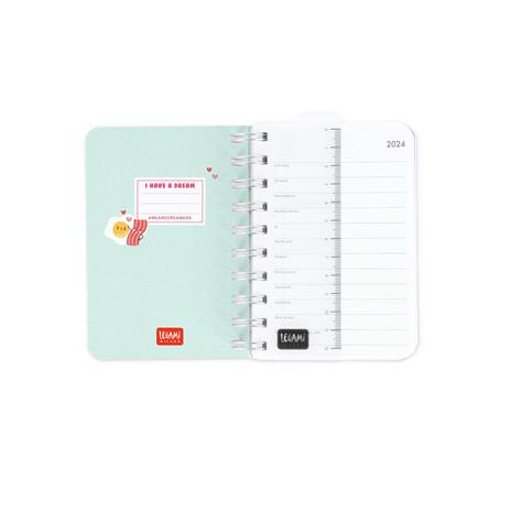 Agenda 2023-2024 Legami, 12 mesi, giornaliera, small, spiralata, foto - EGG - 3