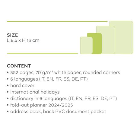 Agenda 2023-2024 Legami, 12 mesi, giornaliera, small, spiralata, foto - DAISY - 8