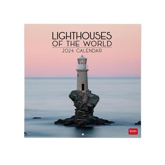 Calendario 2024, da parete, 30 x 29 cm LIGHTHOUSES OF THE WORLD - Legami -  Cartoleria e scuola