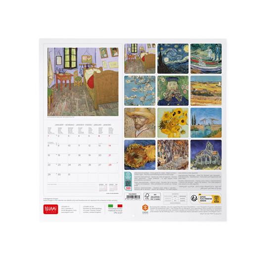 Calendario 2024, da parete, 30 x 29 cm VINCENT VAN GOGH - 3