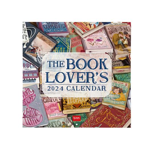 Calendario 2024, da parete, carta non patinata - 30 x 29 cm BOOK LOVER'S -  Legami - Cartoleria e scuola