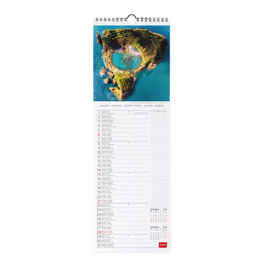 Calendario 2024, da parete, 16 x 49 cm PLANET EARTH - 2