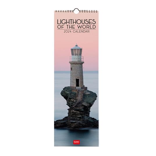 Calendario 2024, da parete, 16 x 49 cm LIGHTHOUSES OF THE WORLD - Legami -  Cartoleria e scuola