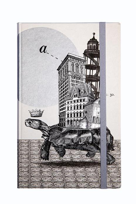 Quaderno copertina rigida, pagine bianche Atlante 2.0 - 13 x 21 cm