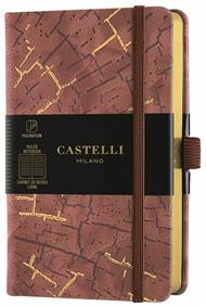 Taccuino Notebook Castelli Wabi Sabi, Bark Pocket A Righe - 9x14 cm