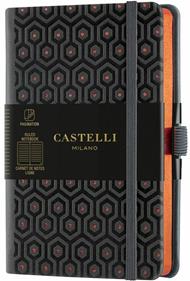 Taccuino Notebook Castelli Copper, Honey Pocket A Righe - 9x14 cm