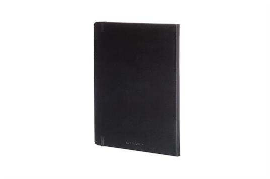 Taccuino Moleskine XL a pagine bianche copertina rigida nero. Black - 6