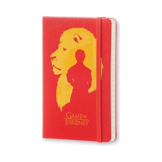 Taccuino Moleskine Game of Thrones Limited Edition pocket a righe. Tyron Lannister. Rosso - 2