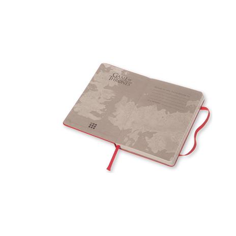 Taccuino Moleskine Game of Thrones Limited Edition pocket a righe. Tyron Lannister. Rosso - 3