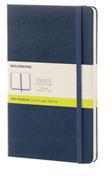 Taccuino Moleskine large a pagine bianche copertina rigida blu. Sapphire Blue