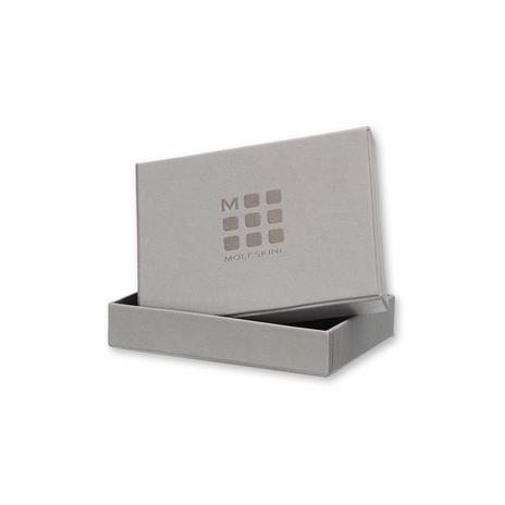 Portatessere Moleskine in pelle. Beige - 5