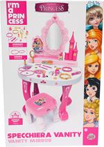 Specchiera Princess con Sgabello