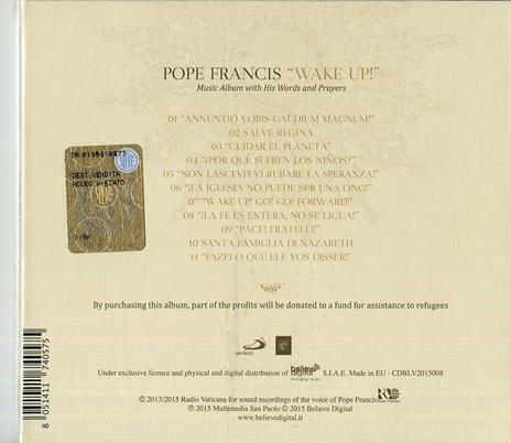 Papa Francesco. Wake Up - CD Audio di Dino Doni,Papa Francesco - 2