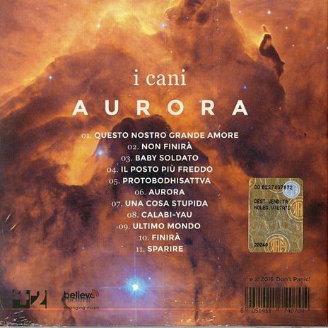 Aurora - CD Audio di I Cani - 2