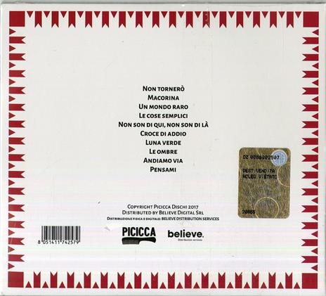Un mondo raro - CD Audio di Fabrizio Cammarata,Dimartino - 2
