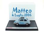 Bms0701 Fiat 500 D 1960 Matteo 1.43 Modellino Brumm