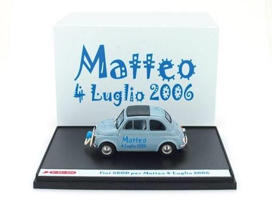 Bms0701 Fiat 500 D 1960 Matteo 1.43 Modellino Brumm