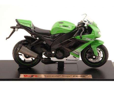 Modellino Maisto Mi10004Gr Kawasaki Ninja Zx-10R Green 1:18