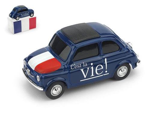 Fiat 500 Brums Francia Voilà C'Est La Vie 1:43 Model Bmbr056 - 2