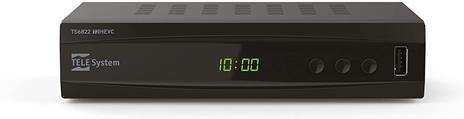 Telesystem DECODER T2 TS6822 TWIN PVR, Nero