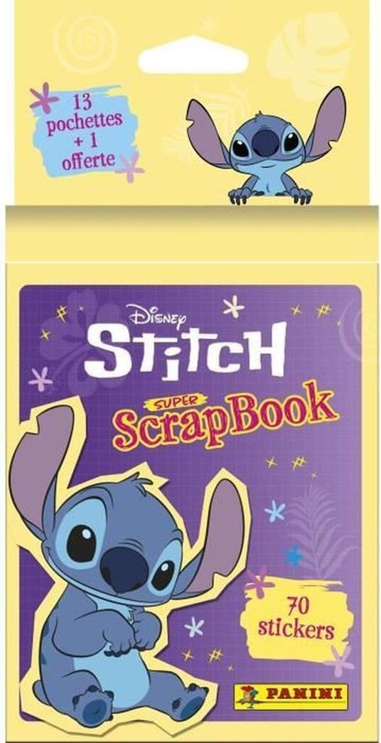 Confezione blister da 13 bustine + 1 omaggio - Stitch 2 - My Super Scrapbook 70 adesivi