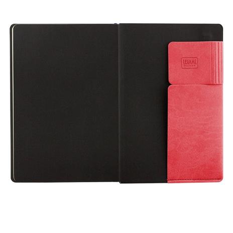 Taccuino Legami My Notebook medium a pagine bianche Rosso. Neon Coral - 2