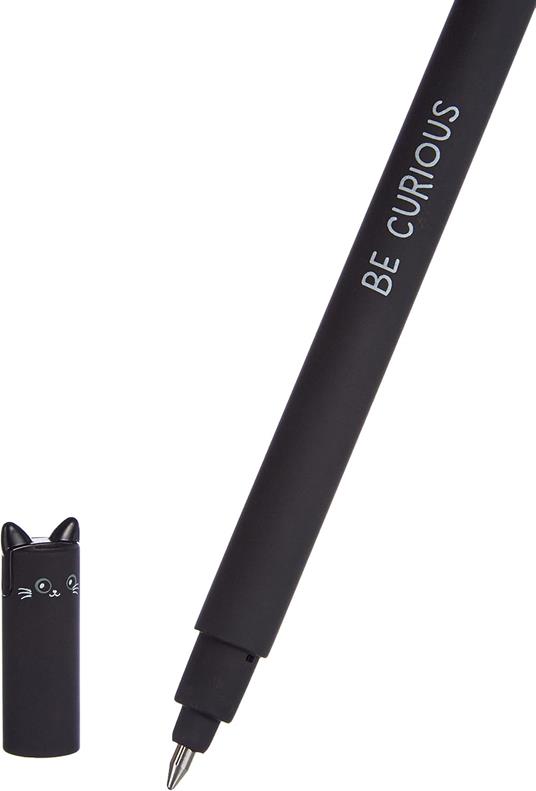 Penna Gel Cancellabile Gatto Nero Legami Accessori Idee Regalo - 2