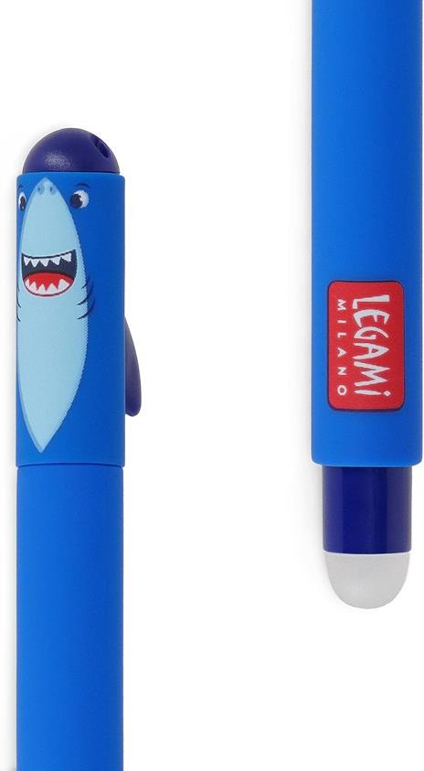 Legami Penna Gel Cancellabile Shark - Squalo - 3