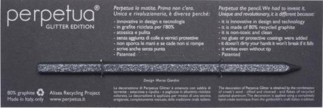 Matita Perpetua Glitter Edition Made in Italy Idea Regalo colore rosso - 7