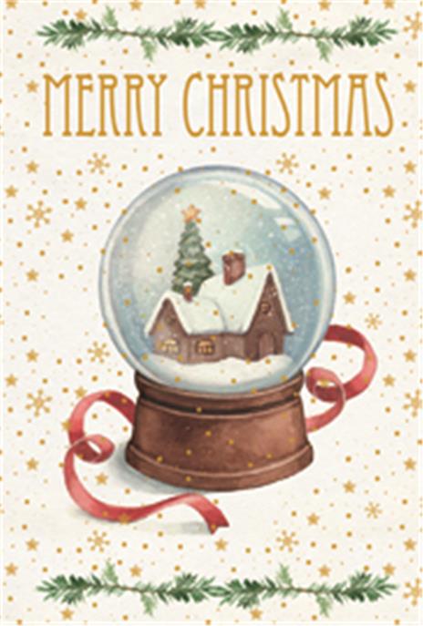 Biglietto auguri Legami Unusual Christmas, Palla di Natale - 11,5x17 cm