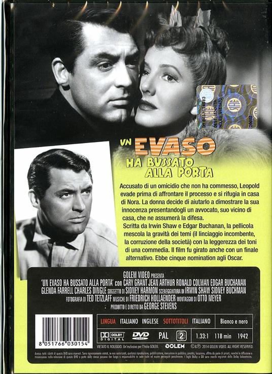 Un evaso ha bussato alla porta di George Stevens - DVD - 2