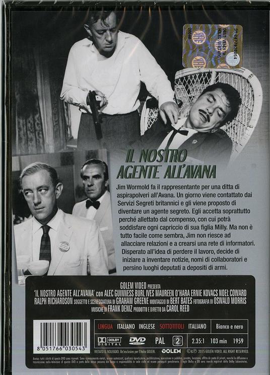 Il nostro agente all'Avana di Carol Reed - DVD - 2